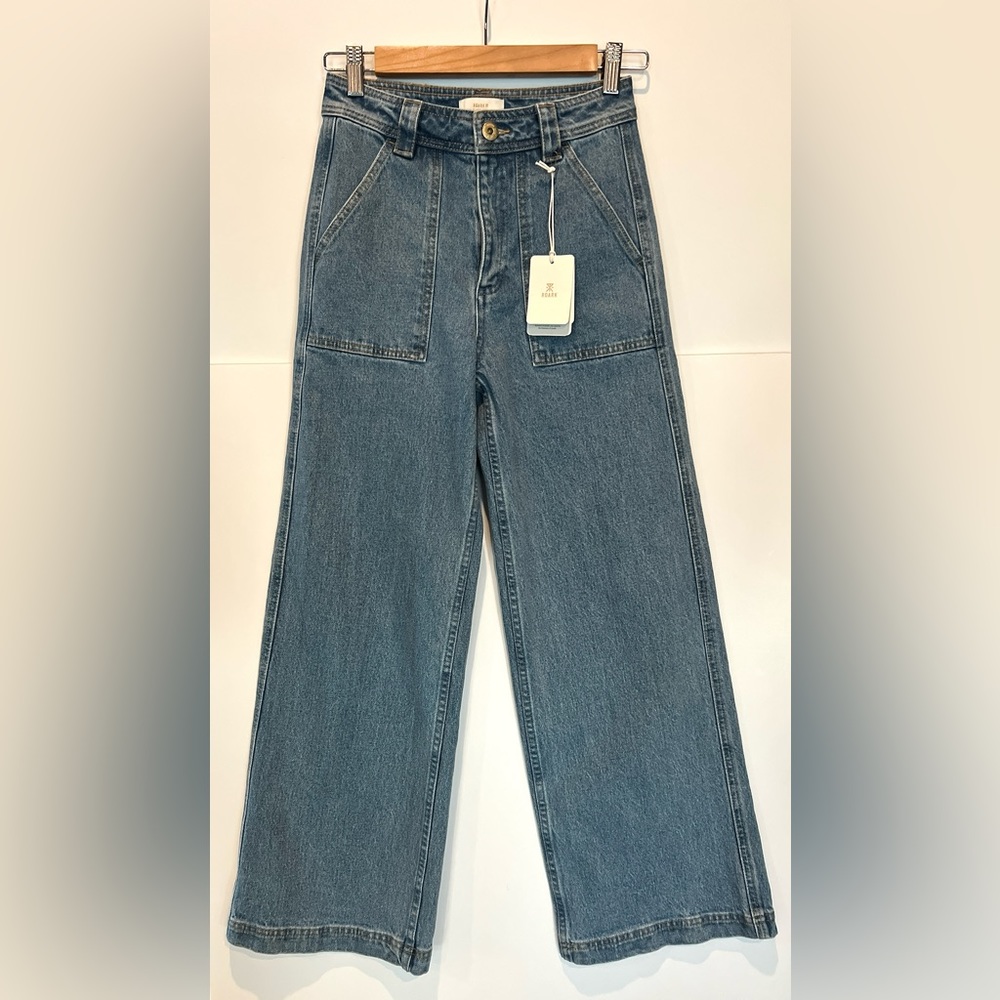 Roark Blue Flare & Wide Leg Jeans